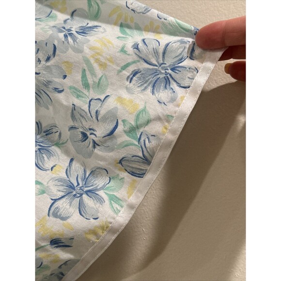 J.I.T. Sleep Floral White Housecoat Robe Short Sleeve  Buttons XL - Picture 4 of 9